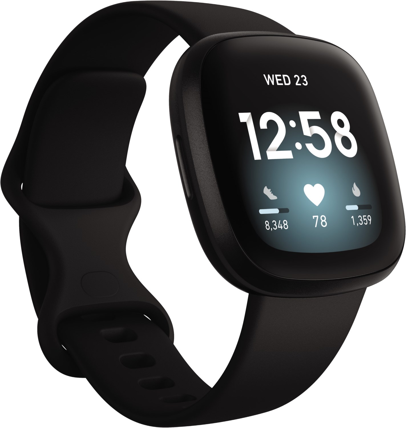 Versa 3 Smartwatch black/black aluminum