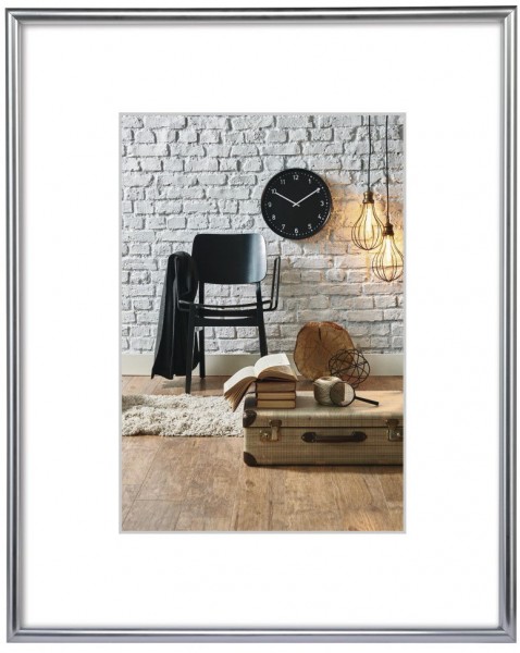 Kunststoffrahmen Sevilla 40x60cm silbermatt