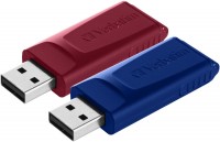 Store'n'Go Slider 2er Pack (32GB) Speicherstick rot/blau