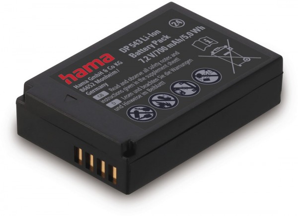 DP 543 Akku für Canon LP-E12 schwarz