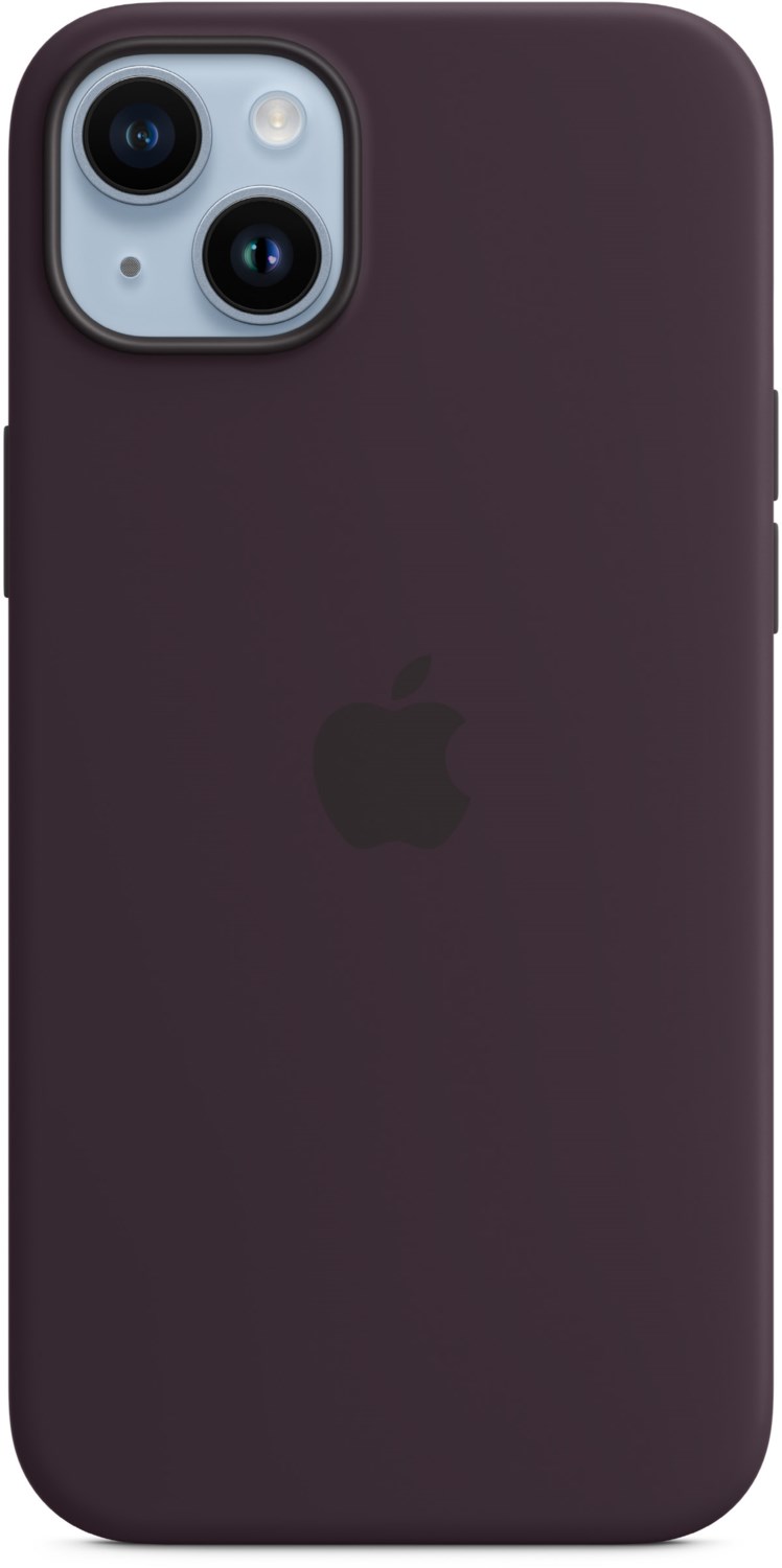 Silikon Case mit MagSafe für iPhone 14 Plus holunder