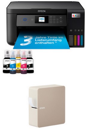 Image of EcoTank ET-2851 Multifunktionsgerät Tinte inkl. LabelWorks LW-C610