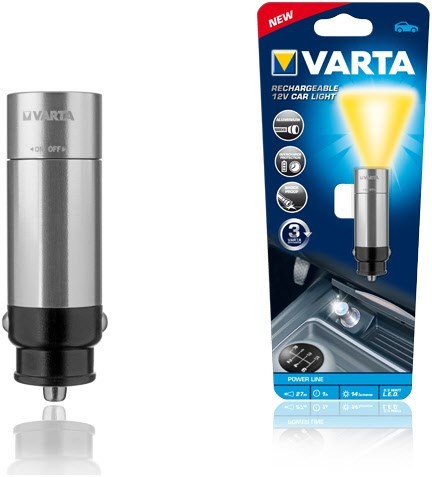 12V Car Light Stableuchte silber