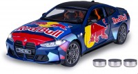 BMW M4 Diecast 1:24 Modellauto inkl. Knopfzellen blau