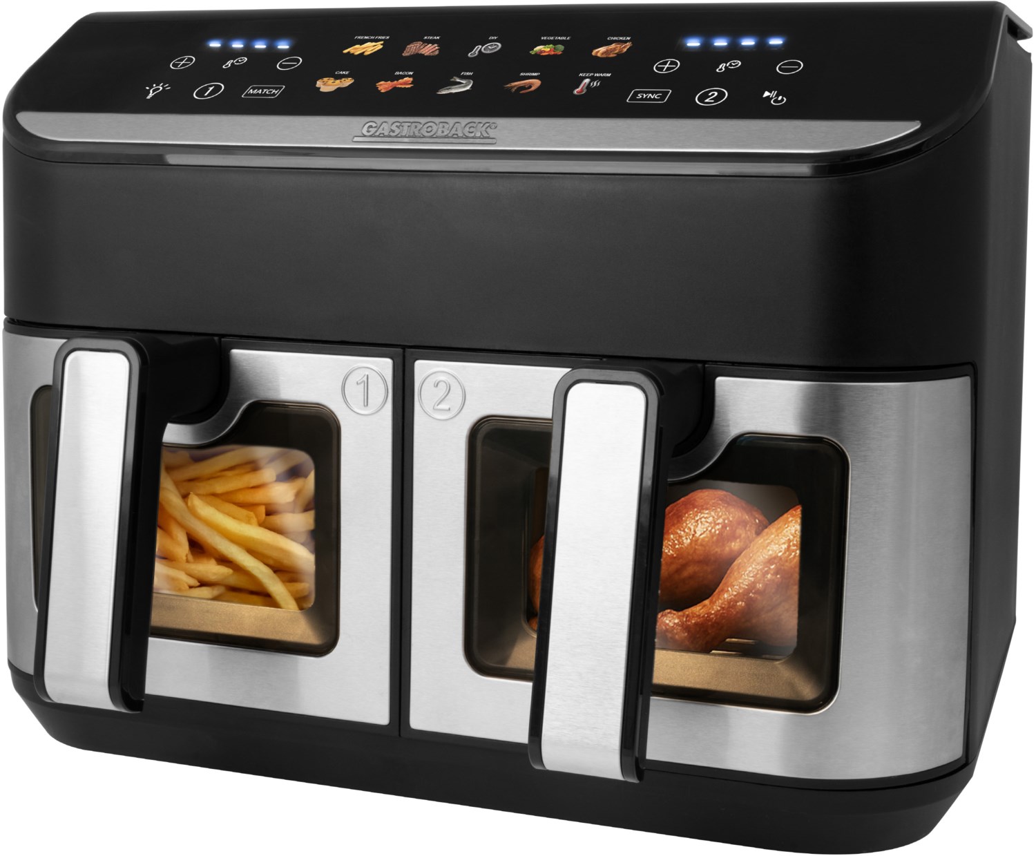 Heat & Crisp Duo Family 9L Heißluft-Fritteuse