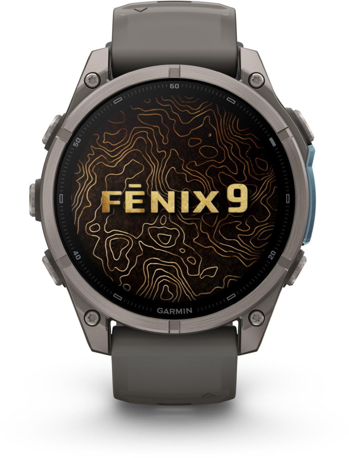Garmin Fenix 9 (47mm) Sportuhr Kieselgrau/titan