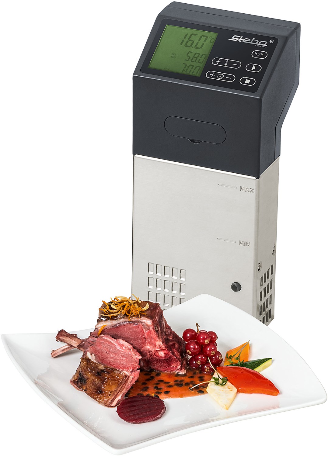 SV 100 Sous-Vide Garer edelstahl/schwarz