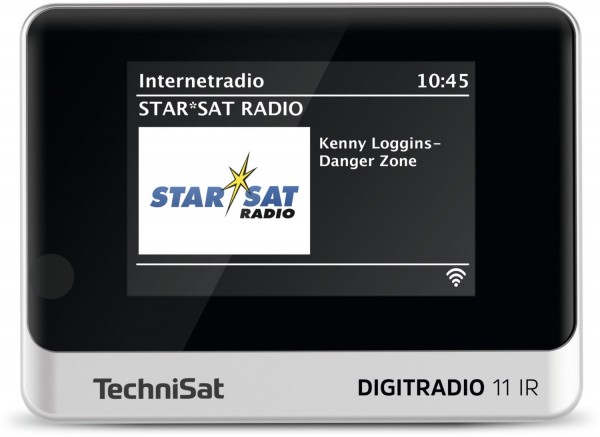 DigiRadio 11 IR Internetradio schwarz/silber