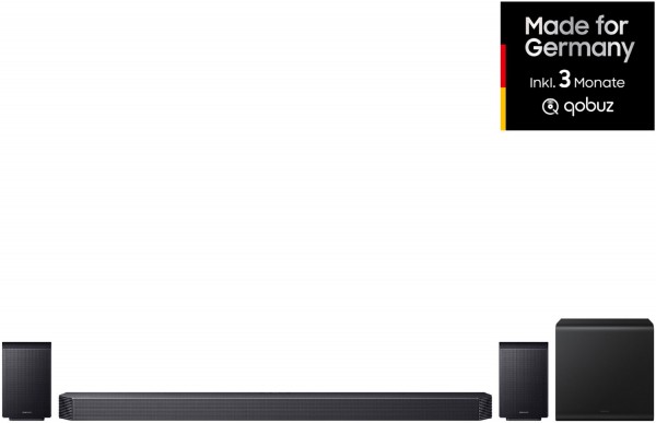 HW-Q935GH Soundbar + Subwoofer + Surround titan schwarz