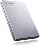 IB-241WP 2,5" Festplattengehäuse silber
