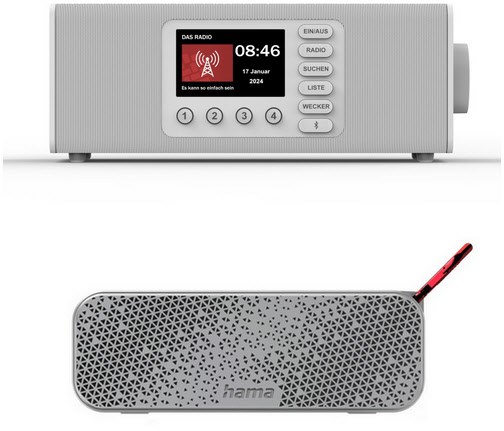 DR2002BT+PowerBrick 2.0 Bundle weiß