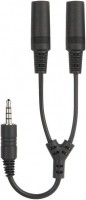 Splitz Headset Splitter schwarz