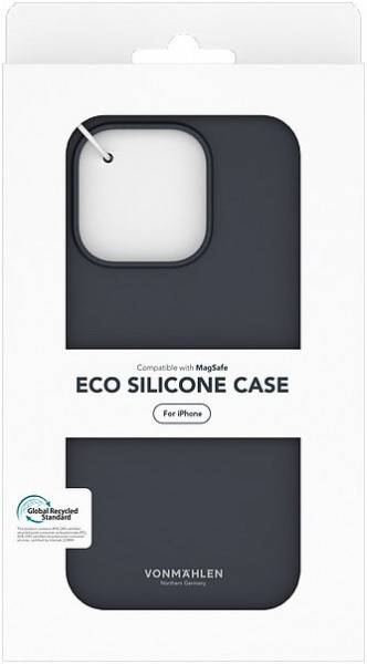 Eco Silicone Case MagSafe für iPhone 15 navy