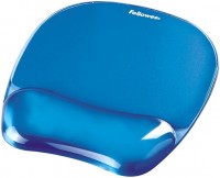Crystal Gel Handgelenkauflage mit Mauspad blau