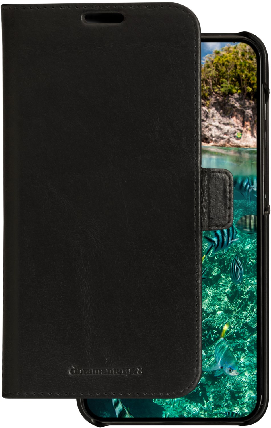 Lynge Handy-Klapptasche für Galaxy S23+ schwarz