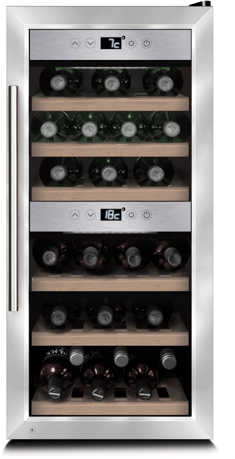 WineComfort 240 Smart Weintemperierschrank edelstahl