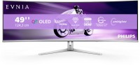 Evnia 49M2C8900L/00 124 cm (49") QD OLED Gaming Monitor weiß, Super Ultrawide (5120x1440), 0,03 ms Reaktionszeit, gebogen