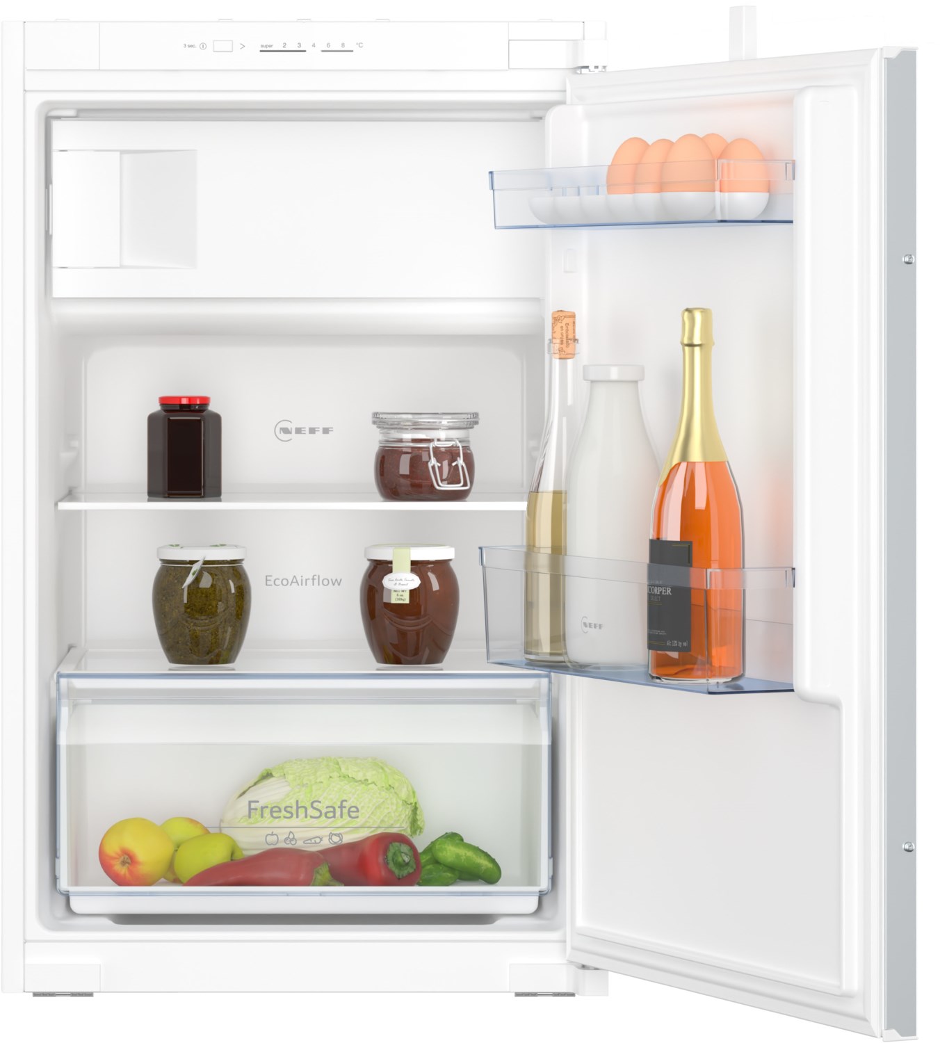 KI2221SE0 Einbau-Kühlschrank mit Gefrierfach weiß