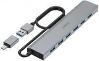 USB-Hub 7 Ports USB 3.2 Gen1 grau