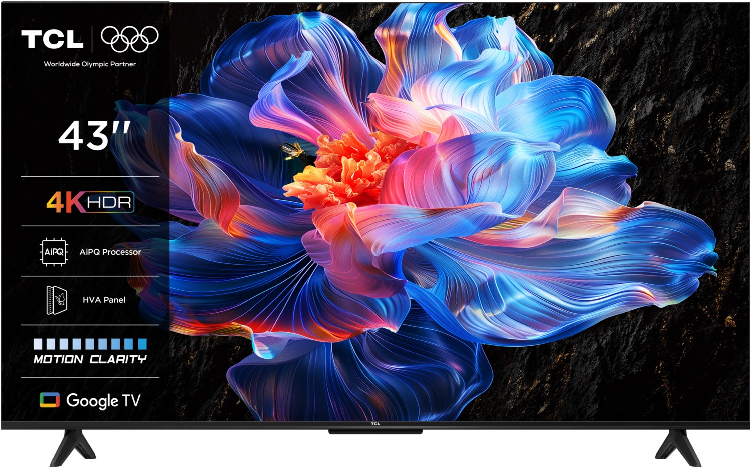 43P69K 108 cm (43") LCD-TV mit LED-Technik brushed metal, 4K Ultra HD, Smart-TV, DVB-T2/DVB-C/DVB-S2, Sprachsteuerung