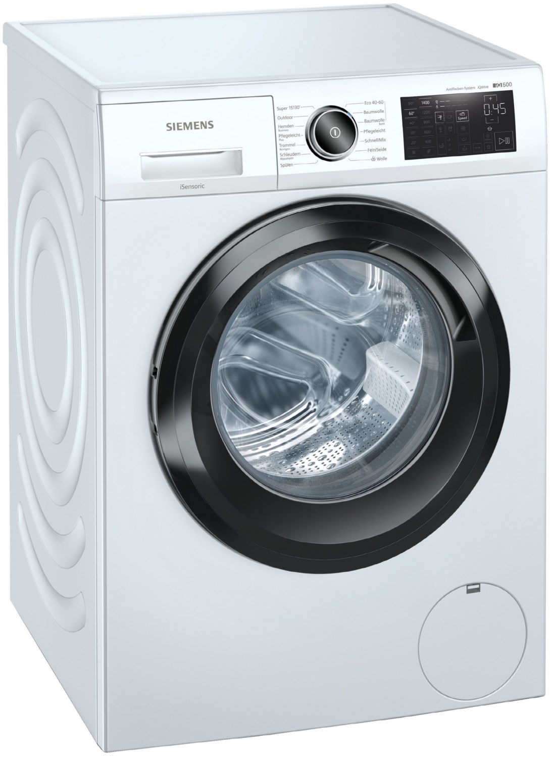 WM14URECO Stand-Waschmaschine-Frontlader weiss / C