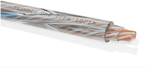 Twin Mix One 2x3mm Lautsprecherkabel glasklar