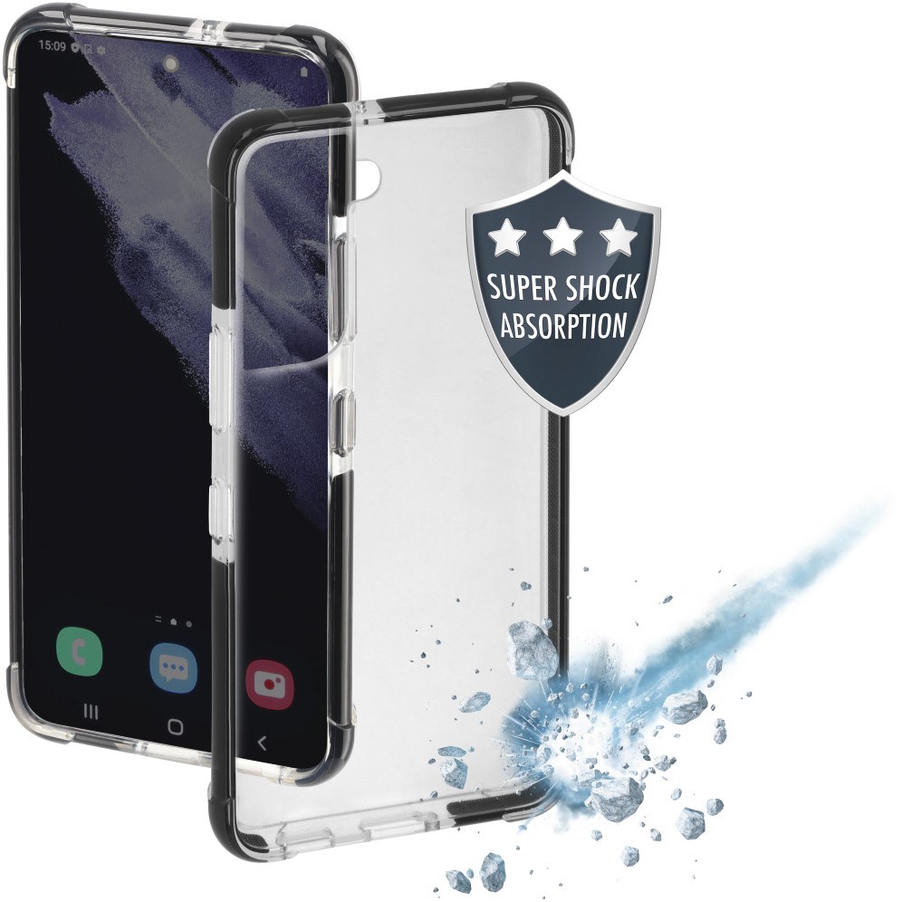 Cover Protector für Galaxy S22 schwarz/transparent