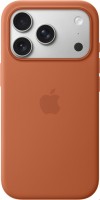 Silikon Case mit MagSafe für iPhone 17 Pro terracotta