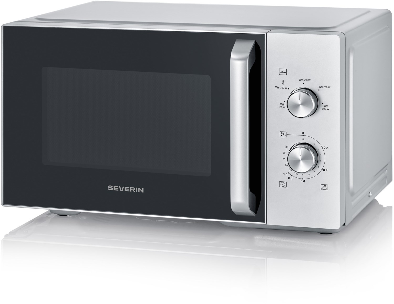 MW 7899 Stand-Solo-Mikrowelle silber