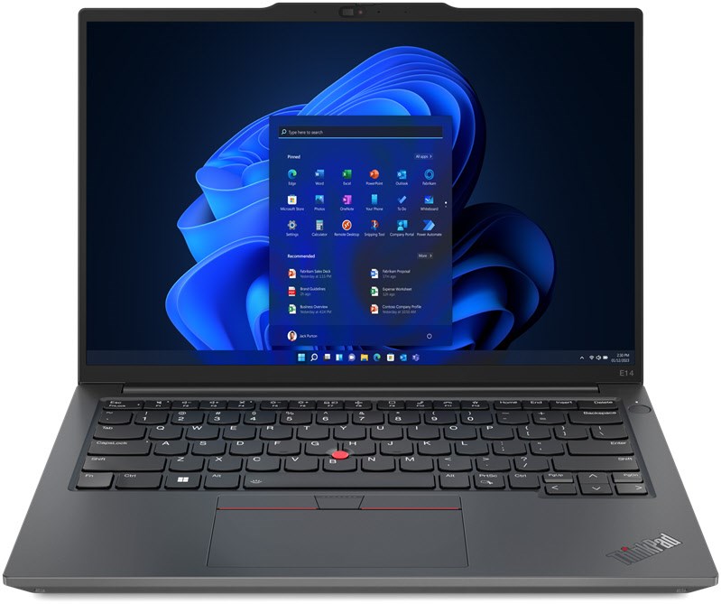 ThinkPad E14 Gen 5 AMD (21JR000CGE) 35,56 cm (14") Notebook graphite black, 16 GB RAM, 512 GB SSD, AMD Ryzen 5, Windows 11, 1920x1200
