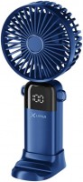 Handventilator (1.200mAh) mit Smartphone Halterung blau