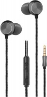 Deluxe Alu In-Ear-Kopfhörer mit Kabel silber