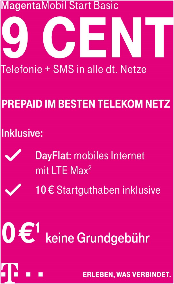 Magentamobil Prepaid Sb Basic Oder Magentamobil Start Basic Sb Telekom/T-Mobile MagentaMobil Start Basic Prepaid Karte | EURONICS