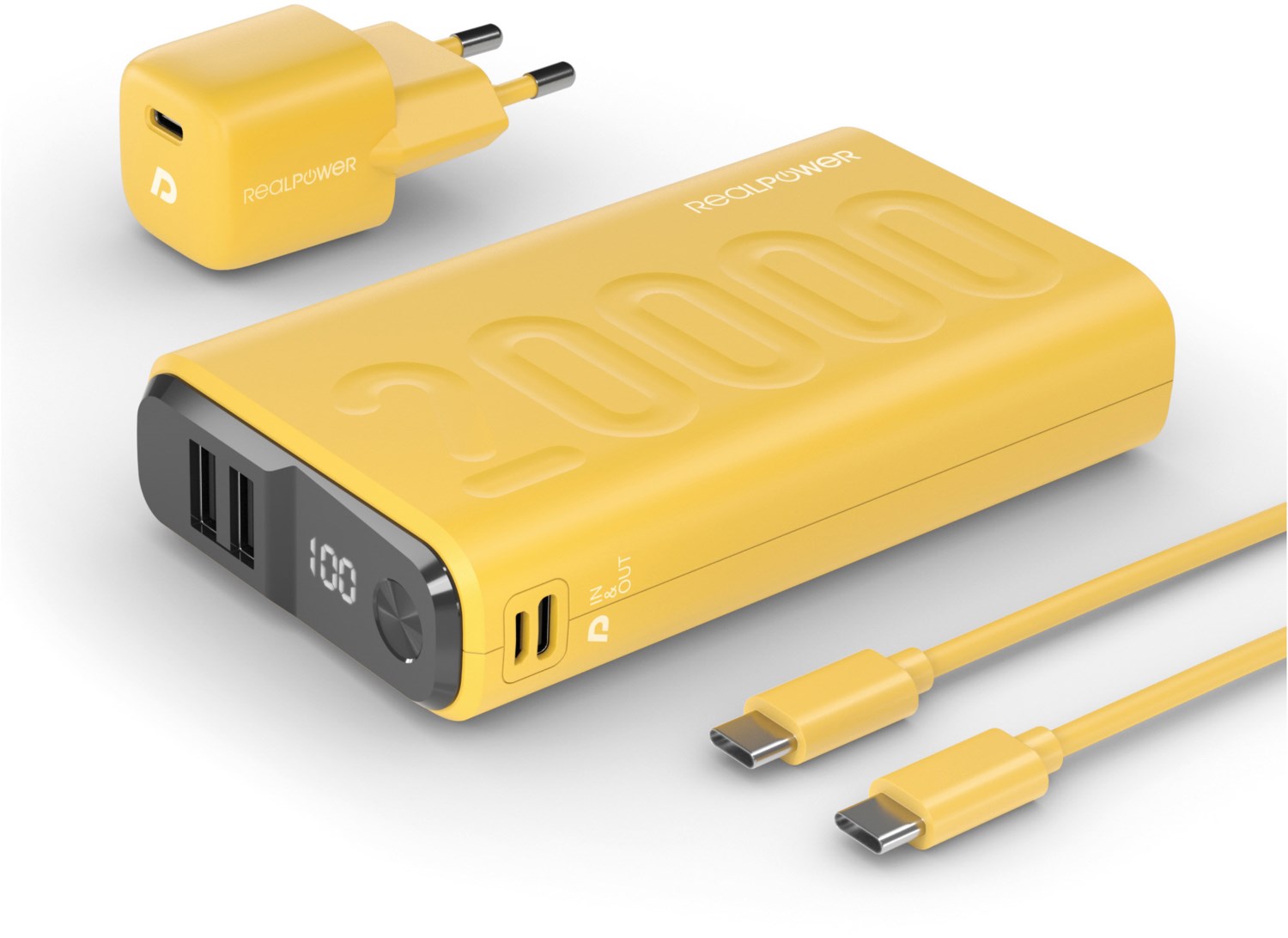 PB-20000+ Power Pack gelb