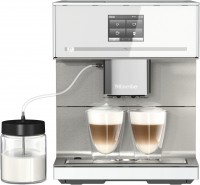 CM 7550 Kaffee-Vollautomat brillantweiß, Milchbehälter, Latte Macchiato/Cappuccino/Milchkaffee, Stahl-Kegel-Mahlwerk, 2,2 l, Apps ladbar