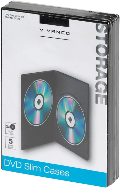 DVD DBL Slim 5 B schwarz