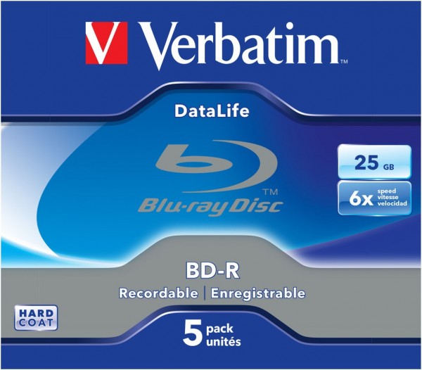 BD-R SL 6x 25GB (5er Jewel Case)