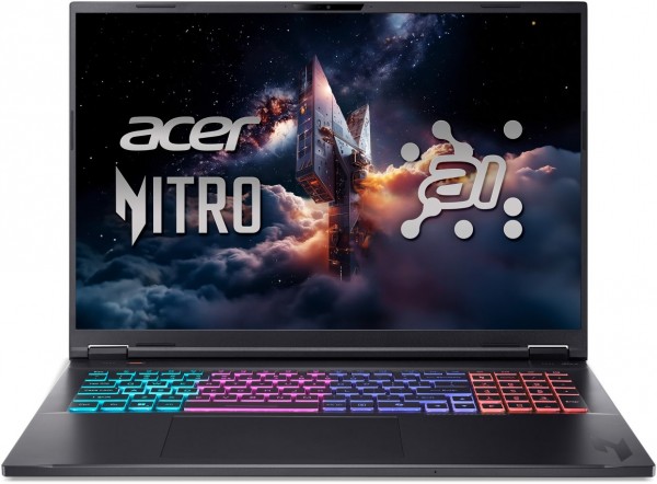 Nitro 18 AI (AN18-61-R10V) 45,72 cm (18") Gaming Notebook obsidian black, 16 GB RAM, 1000 GB SSD, AMD Ryzen AI 7, Windows 11, 2560x1600