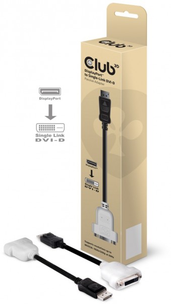 DP > DVI-D Single-Link Adapter passiv Stecker > Buchse