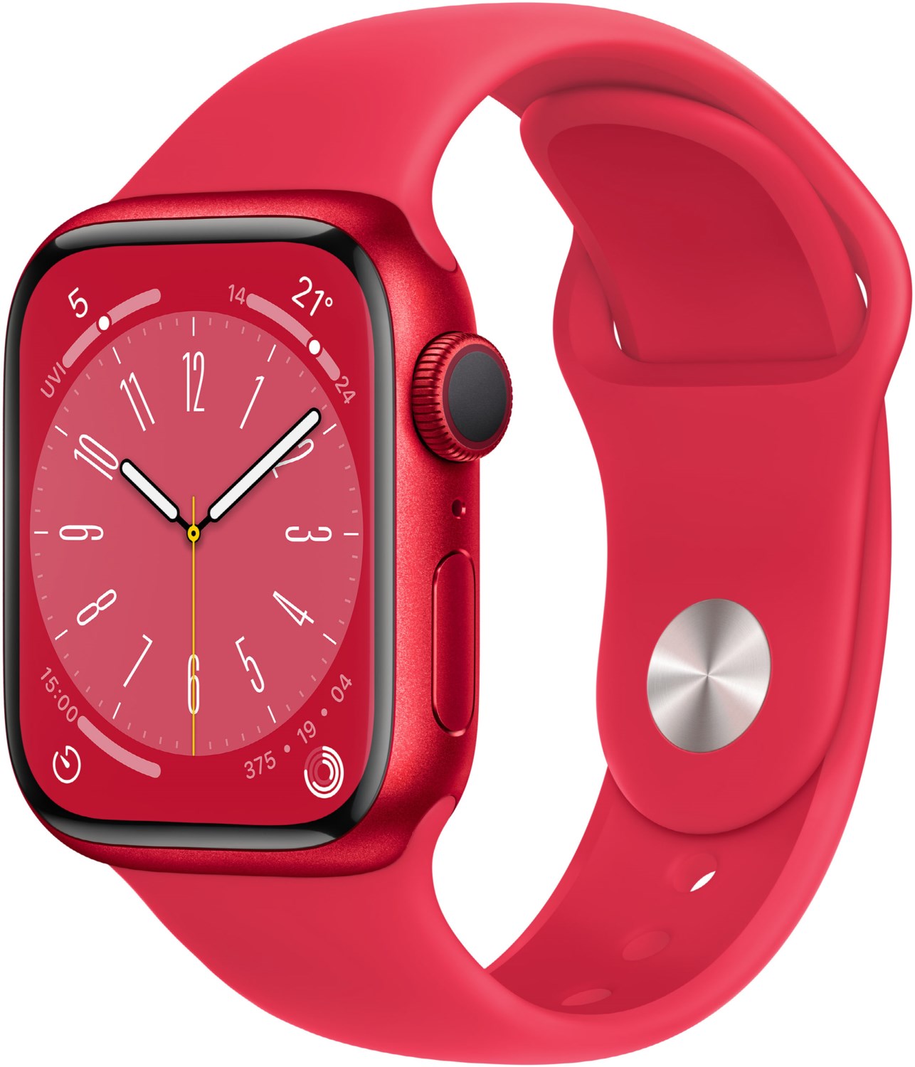 Watch Series 8 (41mm) GPS (PRODUCT)RED Alu mit Sportarmband rot/rot