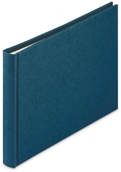Buch-Album Wrinkled 24x17cm 36 weiße Seiten blau