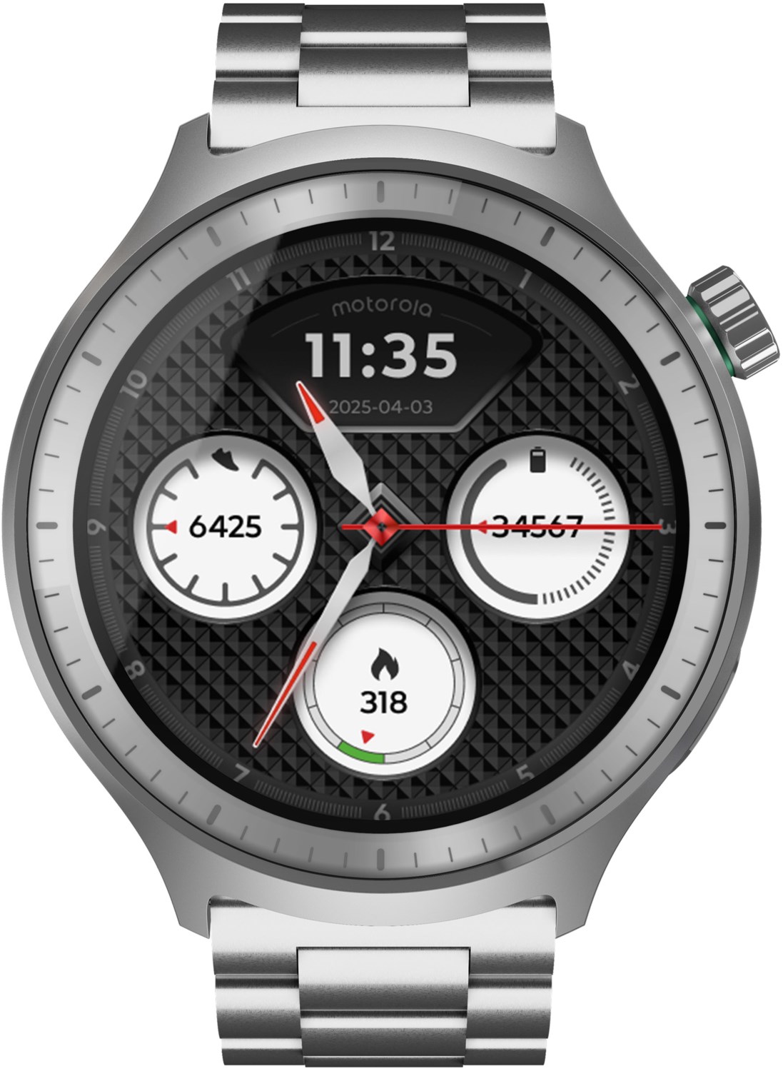 moto watch Smartwatch matt schwarz