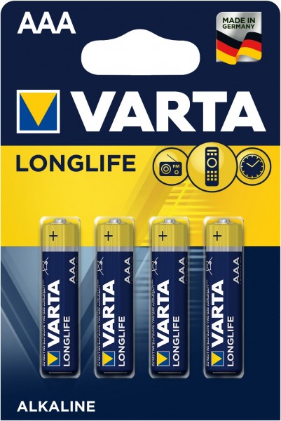 Longlife AAA 4er Blister Micro-Batterie