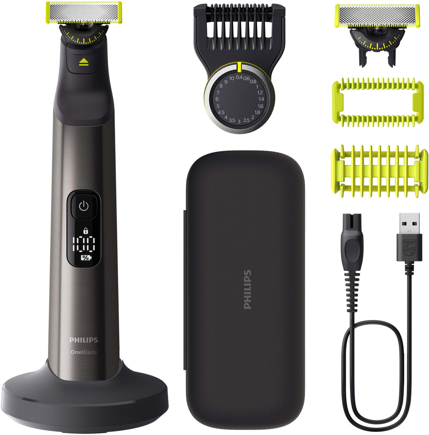 QP6652/61 OneBlade Rasierer chromdesign