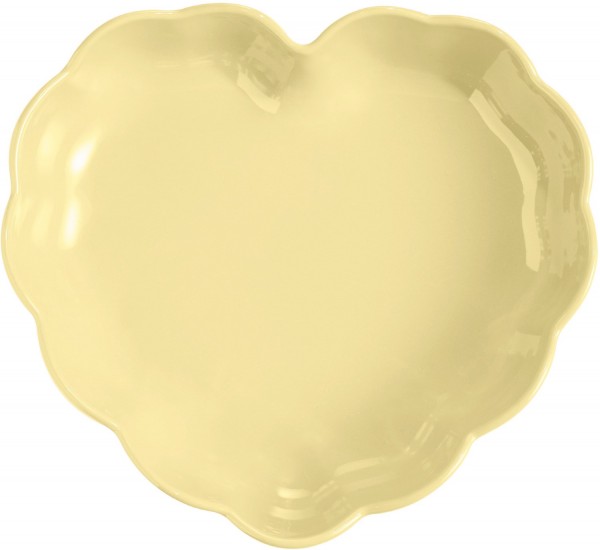 Herzform Jaune Backutensil gelb