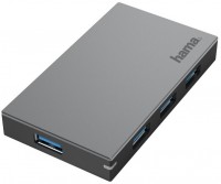 USB-Hub 4 Ports, USB 3.0 inkl. Kabel und Netzteil grau