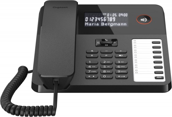 DESK 600 Schnurgebundenes Telefon schwarz