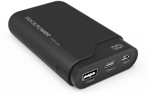 PowerBank PB-7500C (7.500mAh) schwarz