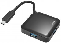 USB-C-Hub 4 Ports USB 3.2 schwarz