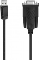 USB-Seriell-Kabel (1,5m) 9-polig D-Sub schwarz